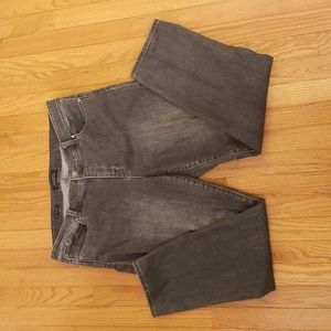 TALBOTS Gray/ light black women's slim ankle jeans